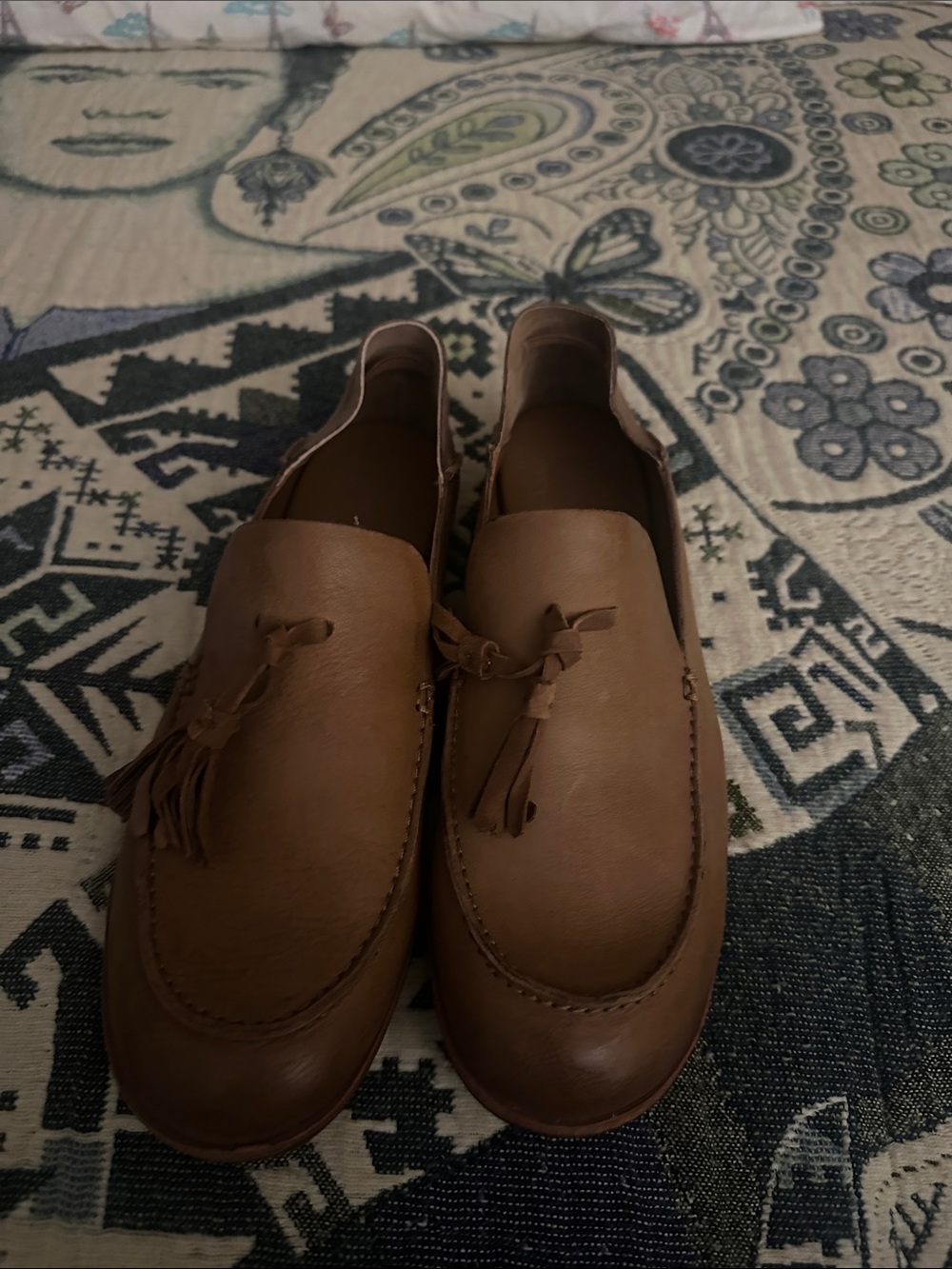 Kork ease  Tassel Loafers in Brown